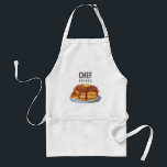 Avental Café da manhã | Nome personalizado do cozinheiro<br><div class="desc">Um avental único e divertido feito para um chef especialista,  cuja especialidade é o café da manhã! Todos os elementos individuais são personalizáveis,  então divirta-se sendo criativo e fazer-o seu.</div>