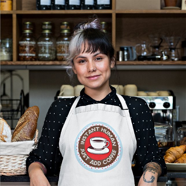 Avental Café Engraçado Apron (Criador carregado)