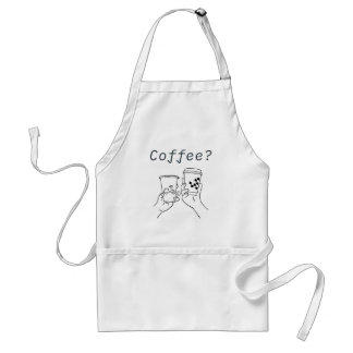 Avental Café Partido Apron - Duas Cups de Diversão
