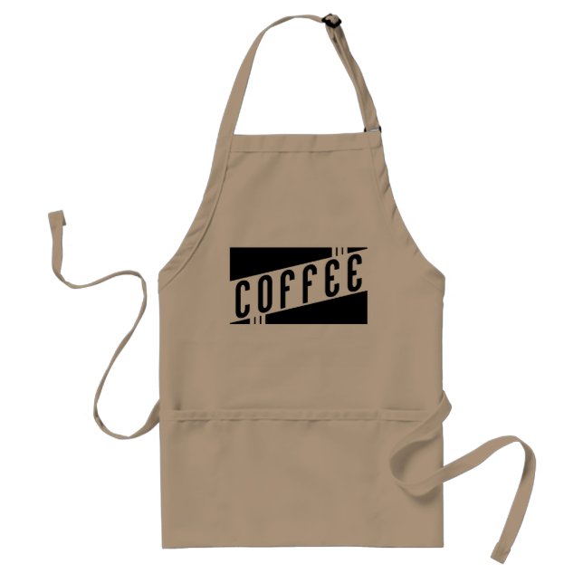 Avental café retro (Frente)