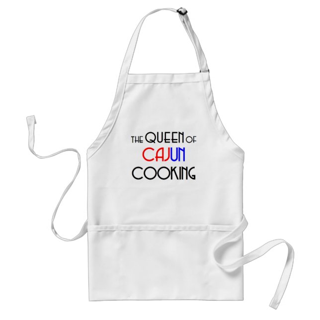Avental cajun cooking queen (Frente)