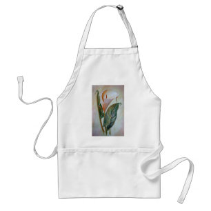 Avental Calla Lily Linda Arte Botânica