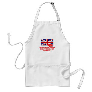 Avental Camisas italianas de Union Jack do trabalho