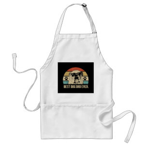 Avental Camiseta Melhor Papai Bulldog Inglês Antigo de Tod