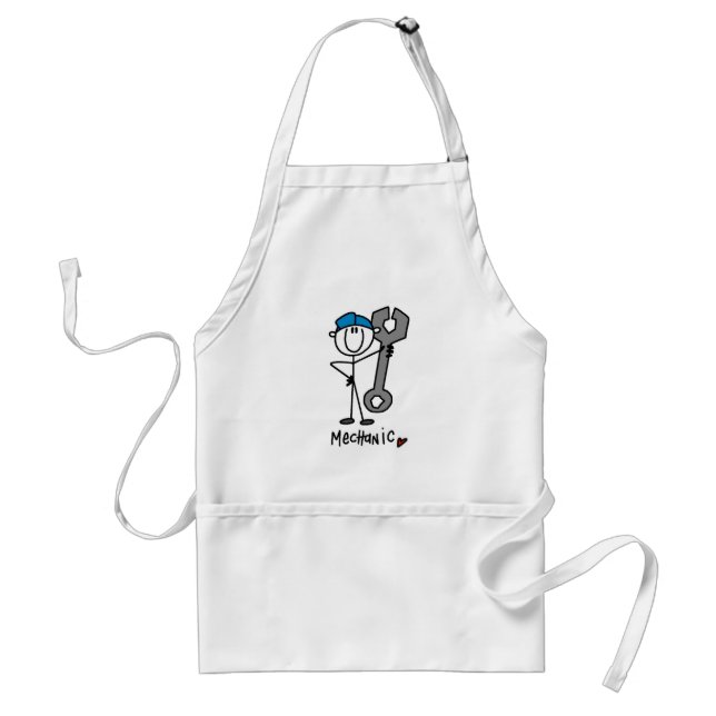 Avental Camisetas e Presentes Básicos para Mecânicos (Frente)
