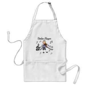 Avental Camisetas e Presentes da Menina Figurinha Tocando