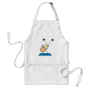 Avental Camisetas e Presentes da Menina Palito Fazendo Sal
