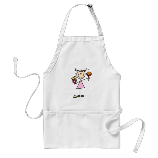 Avental Camisetas e Presentes de Pipoca e Algodão Doce (Frente)