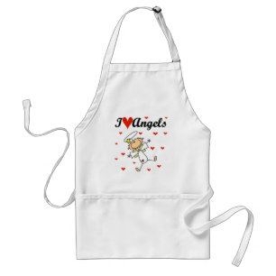 Avental Camisetas e Presentes Eu Amo Anjos
