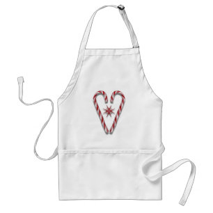 Avental Candy Cane Heart