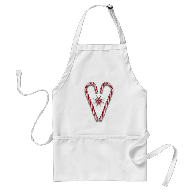 Avental Candy Cane Heart (Frente)