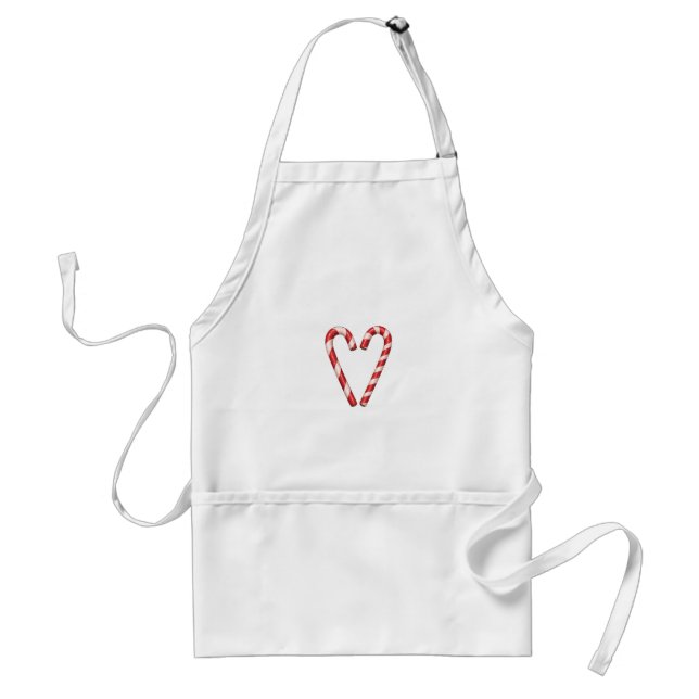 Avental Candy Cane Heart Sweet Christmas Holiday (Frente)