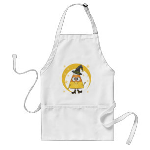 Avental Candy Corn Witch Halloween