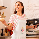 Avental Cantando Garota<br><div class="desc">Uma garota cantando com um microfone em um vestido cor-de-rosa. Design perfeito para aquele cantor. Esta design parece realmente eficaz nestes Apron</div>