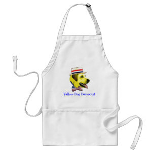 Avental Cão amarelo Democrata