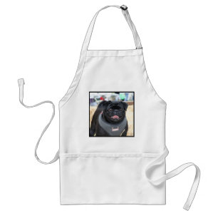 Avental Cão preto do Pug