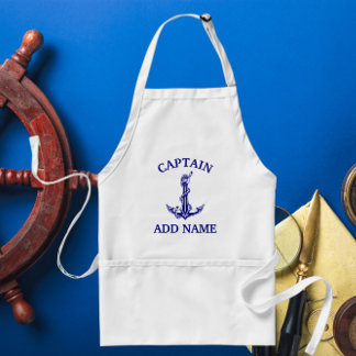 Avental Capitão da Corda de Âncora Náutica Vintage