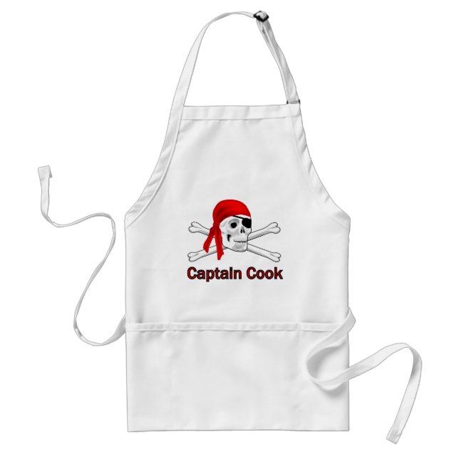 Avental Capitão Pirata Cook Apron (Frente)