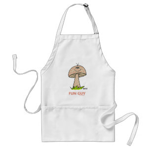 Avental Cara divertida Cartoon engraçado Mushroom Goofy S