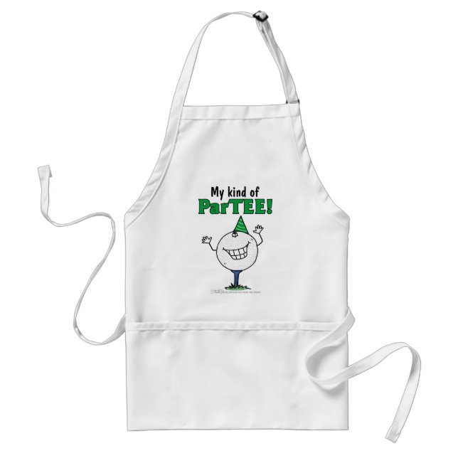 Avental Caráter de bola de golfe ParTEE! (Frente)