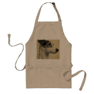 Avental Cartão-postal Jack Russell Vintage