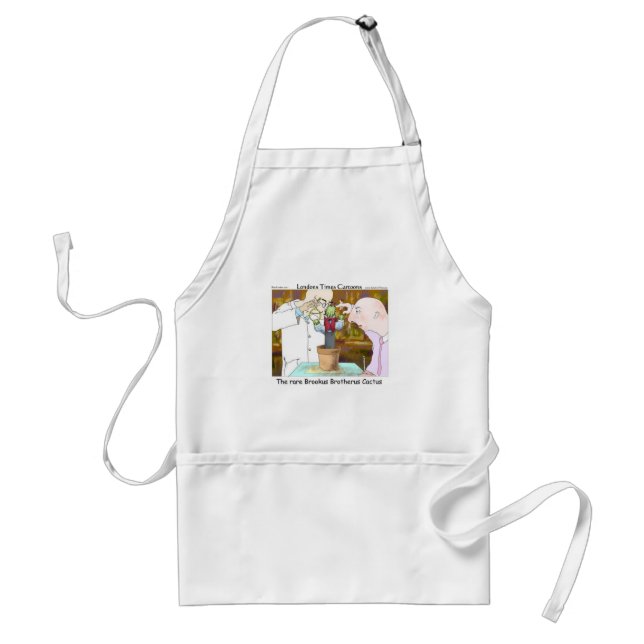 Avental Cartões De Camisetas Engraçados De Cactus Com Melh (Frente)