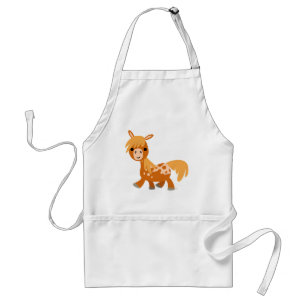 Avental Cartoon Bonito Appaloosa Pony Apron