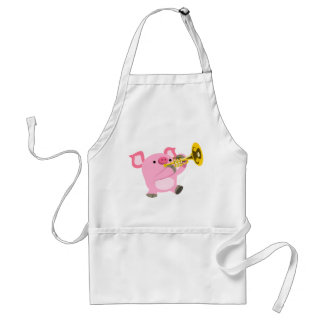 Avental Cartoon Bonito Jogando Trompete Apron