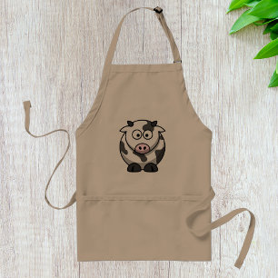 Avental Cartoon Cow Apron