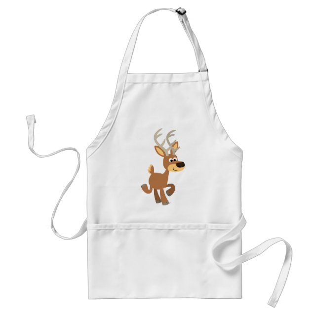 Avental Cartoon de Trote Bonito Deer Apron (Frente)
