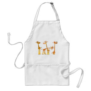 Avental Cartoon Girafas: O Herde Apron