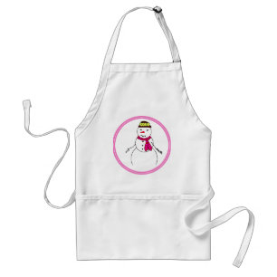 Avental Cartoon Snowman Little Flirty Sweetheart