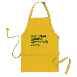 Avental Catalina Nuns Nomes Apron