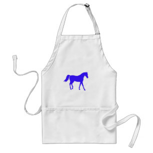 Avental Cavalo azul