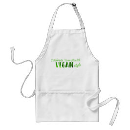Avental Celebre o seu estilo de vegetariano de saúde
