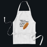 Avental Challah<br><div class="desc">Apron Adulto de Challah - Apresentando este avental hilário com uma imagem de pão de Challah. Apresentando a mensagem "Há uma (boa) chance de eu cozinhar pão de chalá". Uma ideia muito legal para um presente Chanucá! Aviso de copyright: A imagem de pão usada neste produto foi gentilmente fornecida pelos...</div>