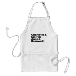 Avental Charlotte Emily Anne Branwell | Irmãos Bronte
