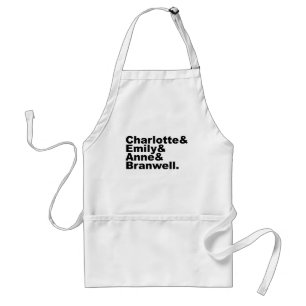 Avental Charlotte Emily Anne Branwell   Irmãos Bronte