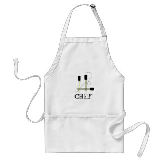 Avental Chef - Espátulas Pretas