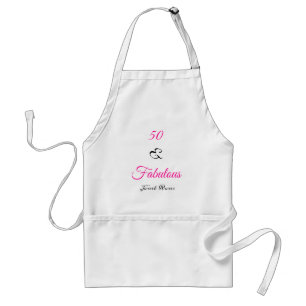 Avental Chef Gelado 50 e Fabuloso Nome Rosa Apron