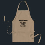 Avental Chef por Night Mens Engenheiro<br><div class="desc">Um presente divertido para o engenheiro que gosta de cozinhar. Este avental faz um presente de excelente para pai ou avô para aniversários,  Natal ou dia de os pais!</div>