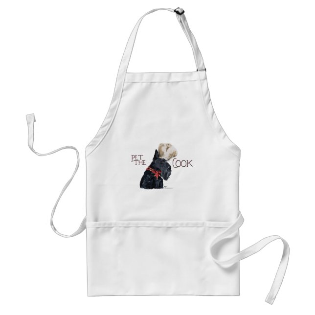 Avental Chef Terrier Escocês (Frente)
