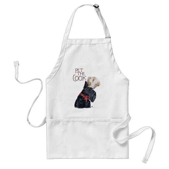 Avental Chef Terrier Escocês (Frente)