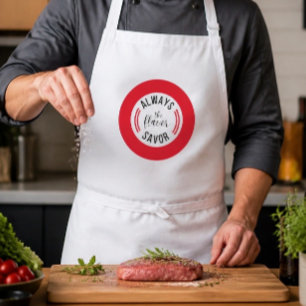 Avental Chef Tipografia   Sempre Saboreie o Sabor