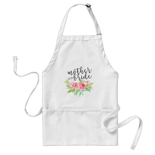 Avental Chic Floral|Mãe da Noiva (Frente)
