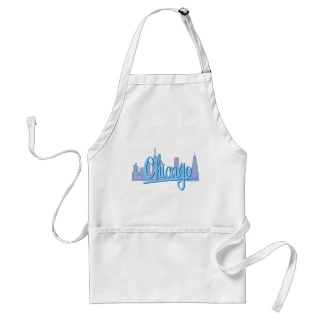 Avental Chicago Windy City Skyline (Frente)