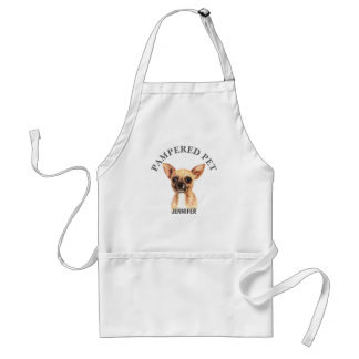 Avental Chihauhau Pet Groomer Apron Personalizado