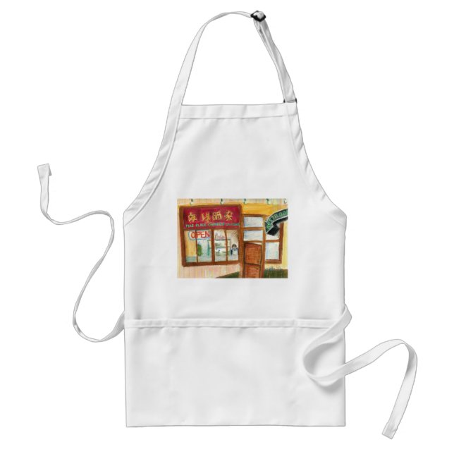 Avental China Cuisine Apron (Pike Place Seattle) (Frente)