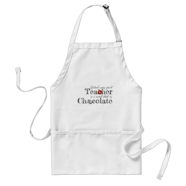 Avental Chocolate Stash Apron do Professor (Frente)