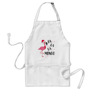 Avental Christmas Flamingo Apron